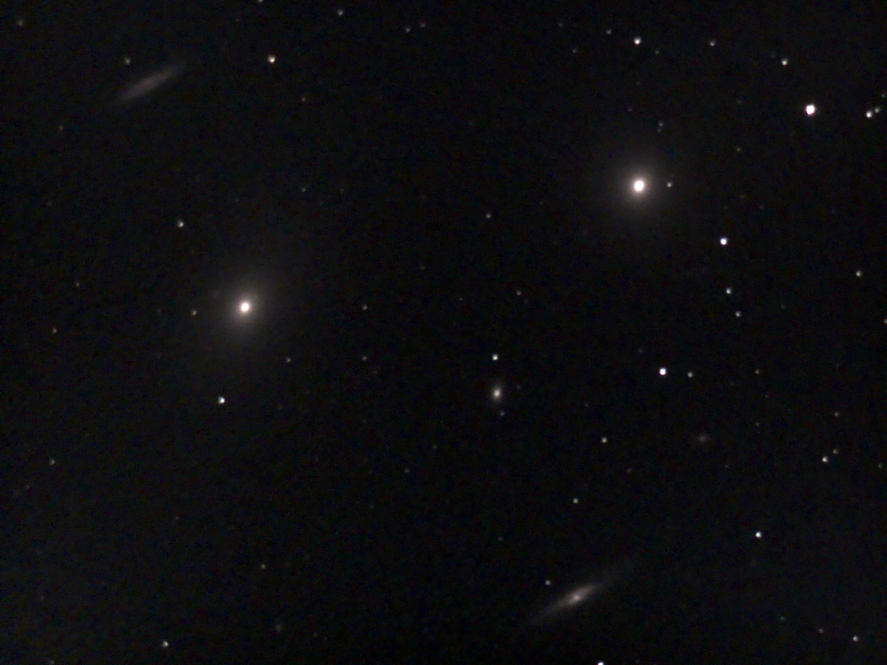 NGC 4387, NGC 4388 und NGC 4402